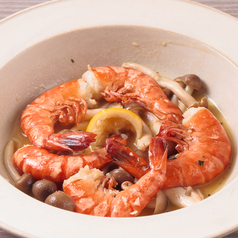 香草香るガーリックシュリンプ