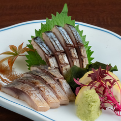 燻製鯖の炙り刺し