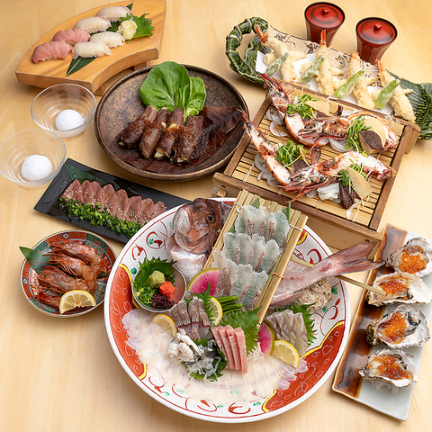とらフグ・おおいた和牛の贅沢コース