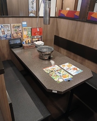 焼肉タイプ(テーブル半個室)※居酒屋メニューもご注文できます。