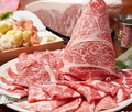 料理メニュー写真 神戸牛・松坂牛・近江牛　食べ比べしゃぶしゃぶセット