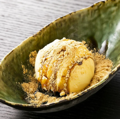 黒蜜ときなこのバニラアイス