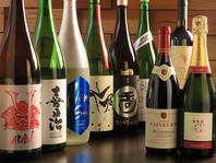日本酒を豊富に取り揃えております