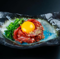 料理メニュー写真&nbsp;桜ユッケ(馬肉ユッケ)