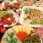 【各種ご宴会に】さくら刺身・若鶏炭焼きなどの郷土料理全10品＋2H飲放5500円(税込)会津満喫コース◎