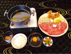 黒毛和牛すき焼き 牛大のコース写真