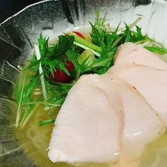 鶏と野菜のあご出汁冷麺