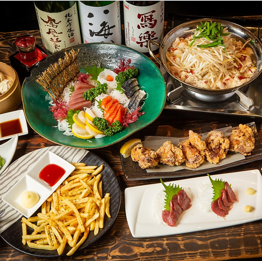 2時間飲み放題付きのコースがお得♪品数も多くてボリューム満点なのでお腹もしっかり満たされます！