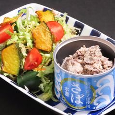 サバ缶サラダ