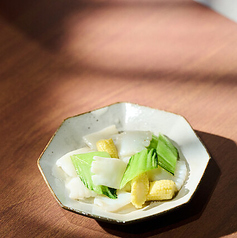 イカと季節野菜の瞬間炒め