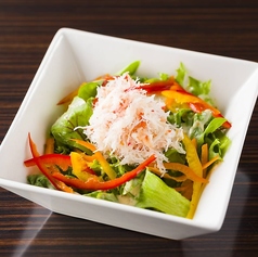 蟹と葉野菜のグリーンサラダ