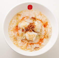 海老と豚肉のワンタン粥