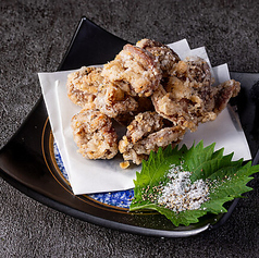 砂肝の香味揚げ