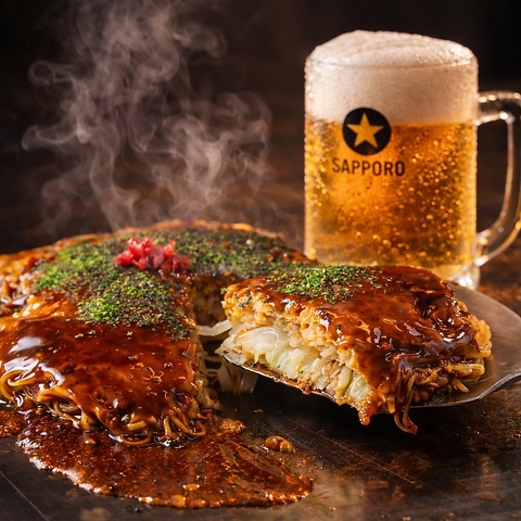 創業1993年　下関山の田の広島お好み焼きのお店です。