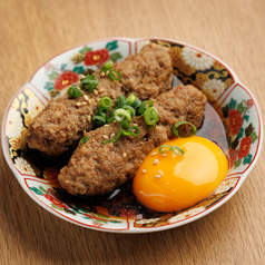 自家製牛タン月見つくね