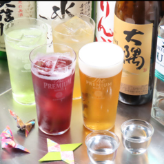お酒好きにおすすめ！こだわりのドリンクをご用意