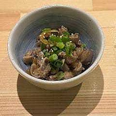 砂ずりのエンガワかぼすポン酢和え/博多めんたいこ(生と炙りの2種盛り)/手作りポテトサラダ