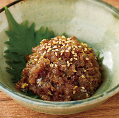 鯵のなめろう