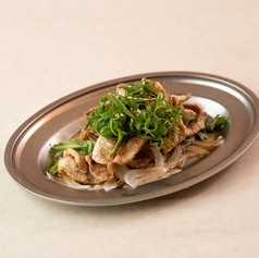 鶏皮サラダポン酢