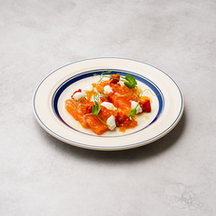 サーモンといくらのカルパッチョ