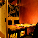 個室席は2名様～ご利用可能。接待や会食などにも最適です。