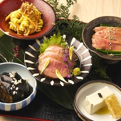 蕎麦前五種盛り合わせ