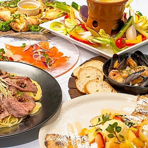 クチコミで評判を呼ぶ石窯イタリアンの人気店 　個室パーティ\1420(税抜)～