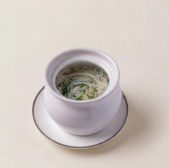 糸切り豆腐のあんかけスープ