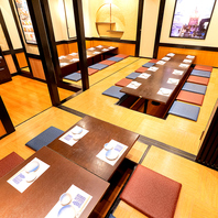 最大40名様までOK♪会社宴会など大型宴会も大歓迎！！