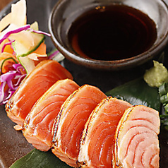 サーモン刺身