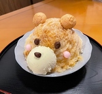 かき氷　キャラメル雪くま