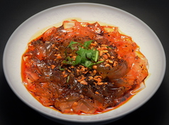 板春雨の辛子和え