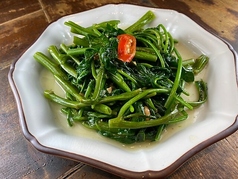 空芯菜炒め トチオのソース