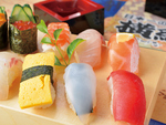 【天王寺・新世界・居酒屋】新鮮な魚介を使用した「寿司」もリーズナブルにご用意しております。