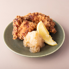 塩麹唐揚げ　池本醤油店のおろしポン酢