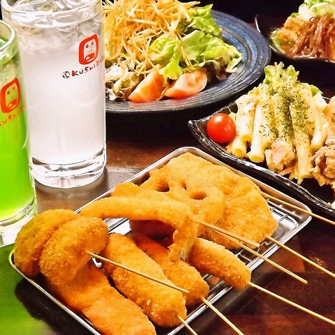 サクッとジューシー“本場大阪串カツ”が食べられるお店です!