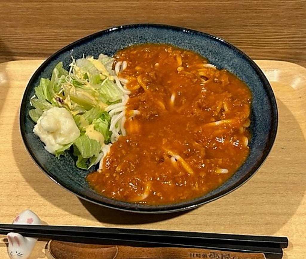 ソフト麺　ミートソース