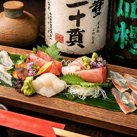 幻の豚 東京X、京紅地鶏、豊洲で毎日仕入れる数々の魚介、季節でかわる旬の素材！