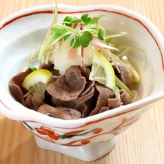 鹿肉の冷しゃぶ　おろしポン酢