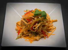 干し豆腐と長ネギの辛味冷菜