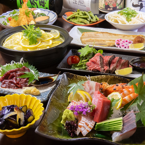 選べるお鍋付きのコースがお得！もちろん飲み放題付☆仕事帰りのサク飲みにもオススメ