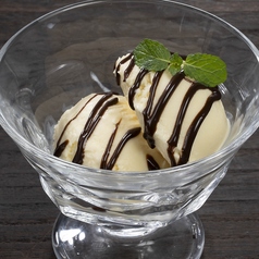 バニラアイス(チョコがけ)