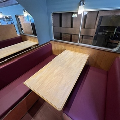 夜は少し違った雰囲気で楽しめます♪仕切りもあるので周りを気にせずにゆっくり出来ます！