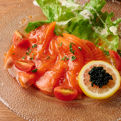 サーモンのカルパッチョ