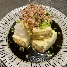 甘出汁のぷるぷる揚げ出汁豆腐