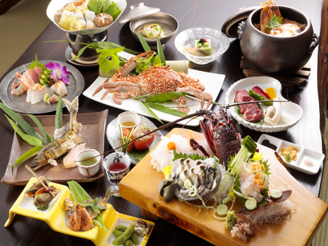 銘産海鮮・熊野牛・地元有機野菜 良い食材と匠の技が光る美食を愉しめる。