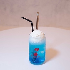 大人のブルーハワイクリームソーダ