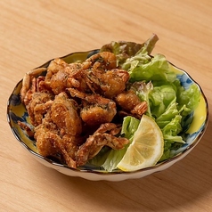 姫ワタリガニのピリ辛揚げ