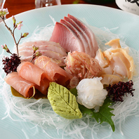 富山湾の新鮮素材のお刺身