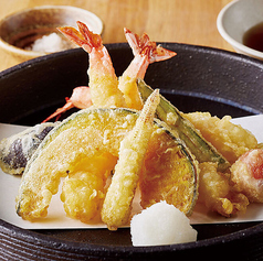 海老と初夏野菜の天ぷら盛り合わせ